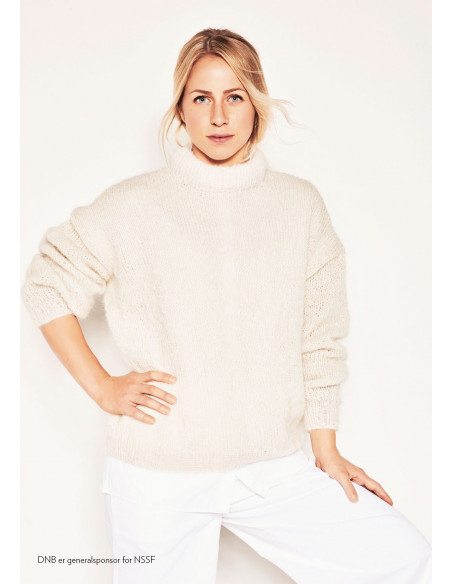 Stickbeskrivning Tiril 1 Borstad Alpakka Norsk Text