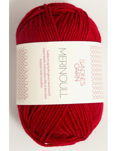 Merinoull 4219 Röd