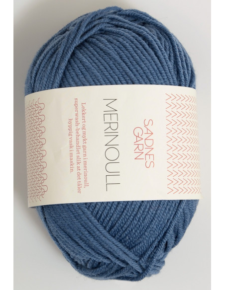 Merinoull 6052 Jeansblå