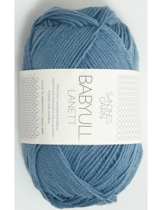 Lanett Babyull 6033 Mellanblå