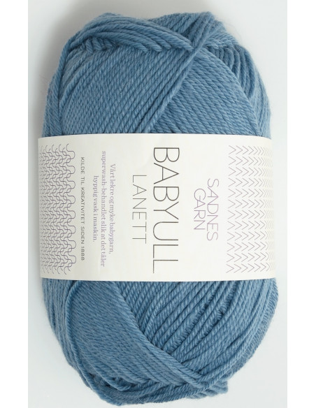Lanett Babyull 6033 Mellanblå