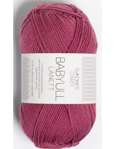 Lanett Babyull 4244 Mörk gammelrosa