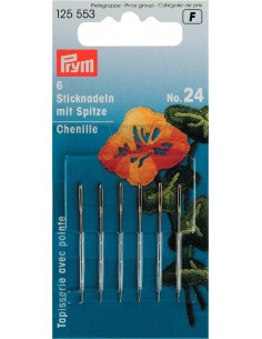 Tapisseri/Brodernålar m.spets no.24