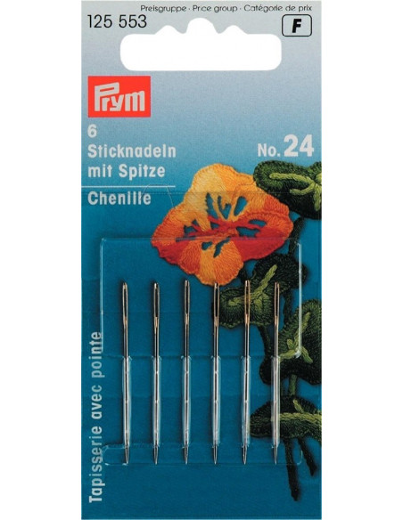 Tapisseri/Brodernålar m.spets no.24