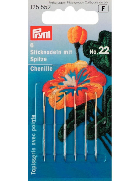 Tapisseri/Brodernålar m.udd no.22