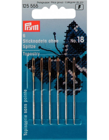 Tapisseri / Brodernålar Trubbig spets No.18