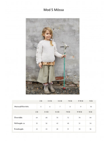 Mönsterhäfte 1906 Merinoull Svensk Text