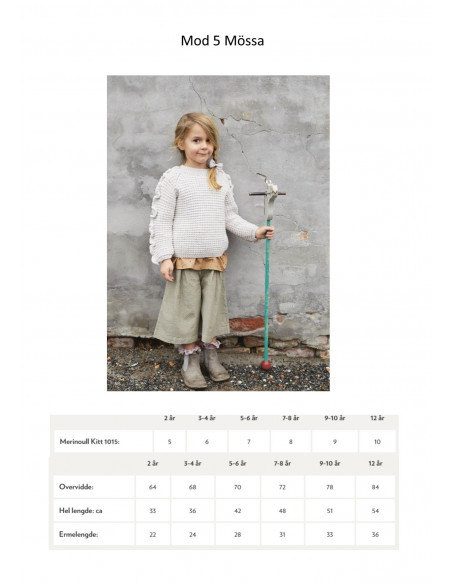 Mönsterhäfte 1906 Merinoull Svensk Text