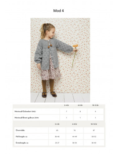 Mönsterhäfte 1906 Merinoull Svensk Text