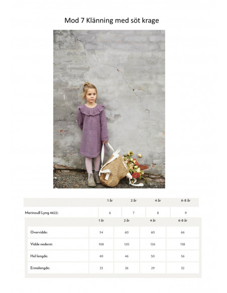 Mönsterhäfte 1906 Merinoull Svensk Text