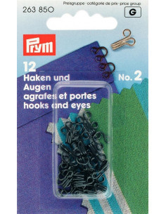 Hyska & Hake No2 Svart 12 st