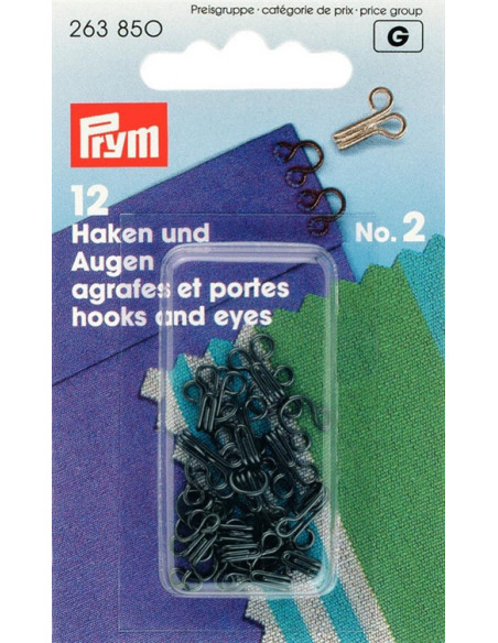 Hyska & Hake No2 Svart 12 st