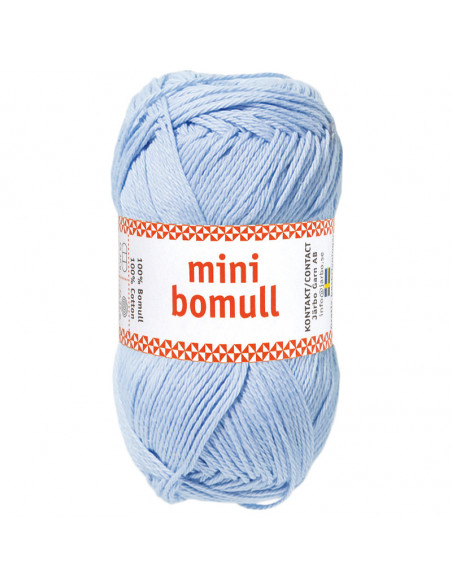 Minibomull 71006 Ljusblå