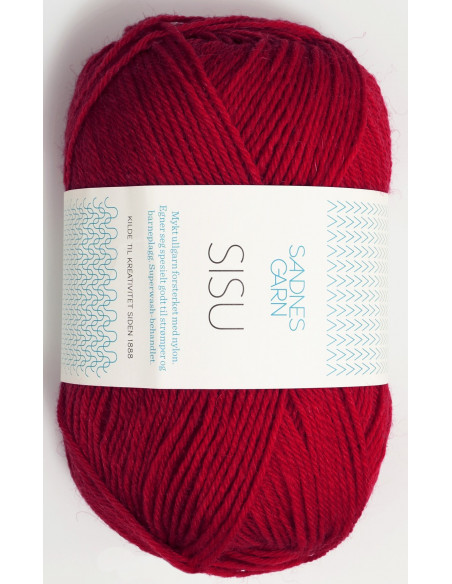 Sisu 4228 mörk röd