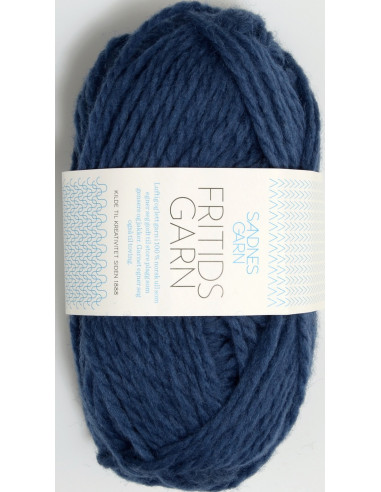 Fritidsgarn 6364 Mörk Blå