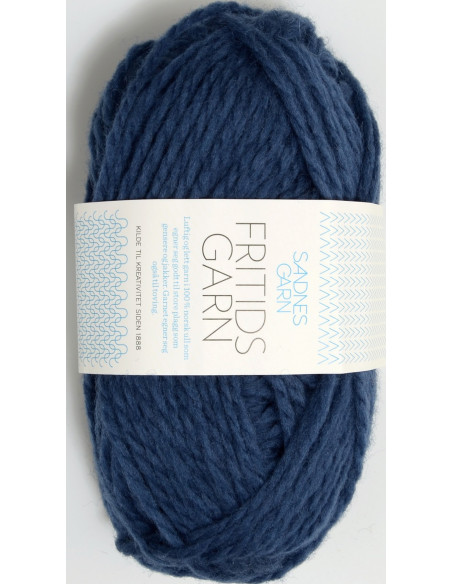 Fritidsgarn 6364 Mörk Blå
