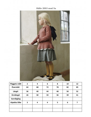 Mönsterhäfte 2003 Mykt til Barn Svensk Text