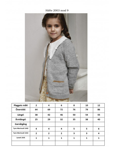 Mönsterhäfte 2003 Mykt til Barn Svensk Text