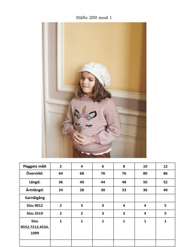 Mönsterhäfte 2001 Sisu Svensk Text