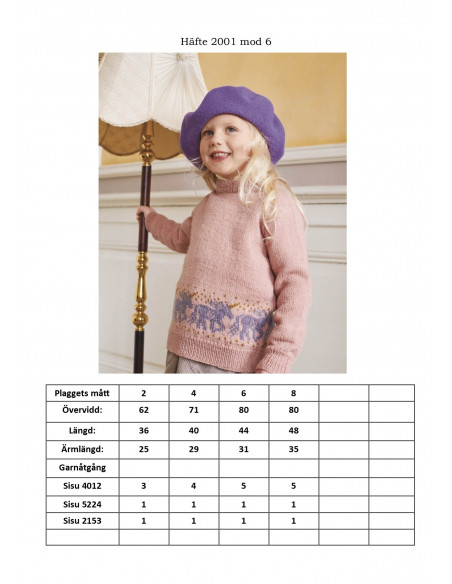 Mönsterhäfte 2001 Sisu Svensk Text