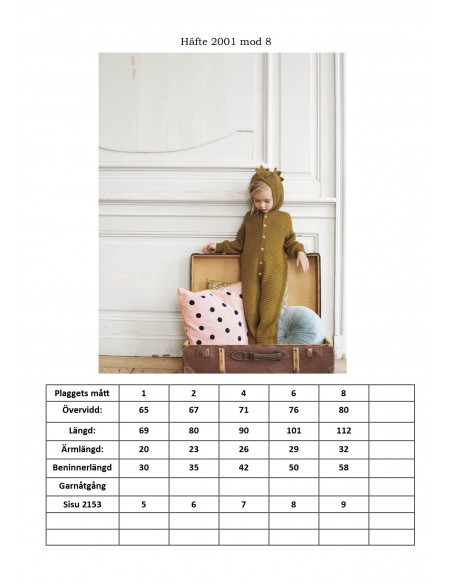 Mönsterhäfte 2001 Sisu Svensk Text
