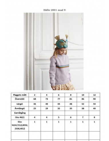 Mönsterhäfte 2001 Sisu Svensk Text