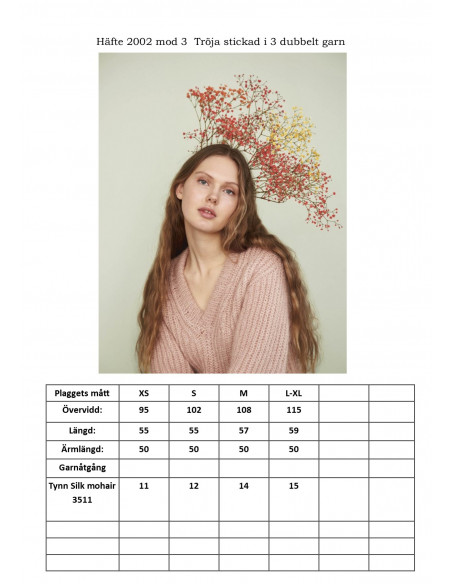 Mönsterhäfte 2002 Trend Dam Svensk Text