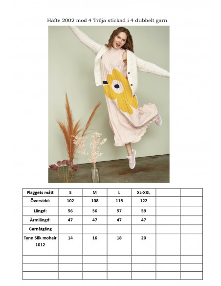 Mönsterhäfte 2002 Trend Dam Svensk Text