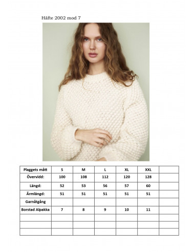 Mönsterhäfte 2002 Trend Dam Svensk Text