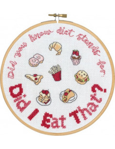 Broderi Tavla Diet 20cm