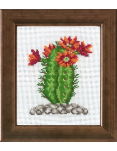 Broderi Kaktus 10x12cm