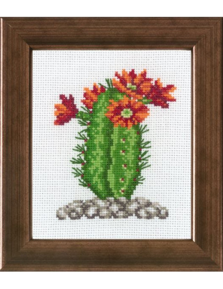 Broderi Kaktus 10x12cm