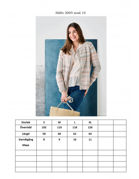 Stickbeskrivning 891327 Maja