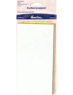 Kalkerpapper 5 färger