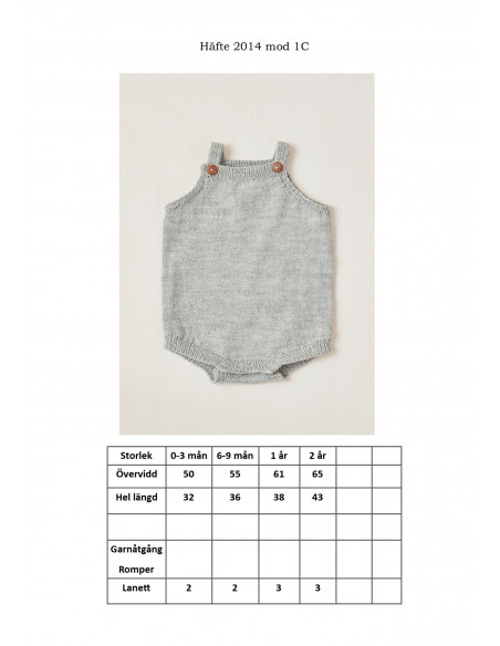 Mönsterhäfte 2014 Mjuk Start Svensk text