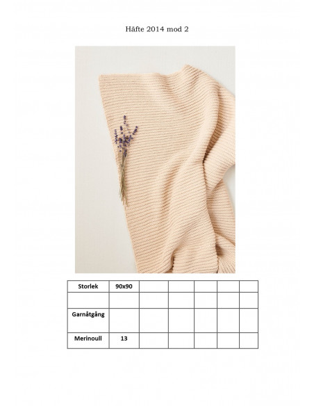 Mönsterhäfte 2014 Mjuk Start Svensk text
