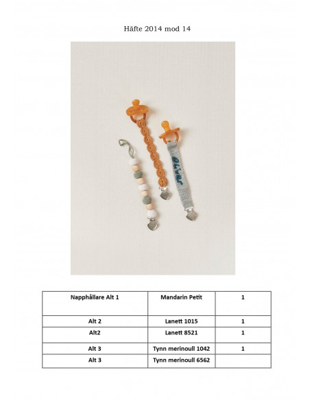 Mönsterhäfte 2014 Mjuk Start Svensk text