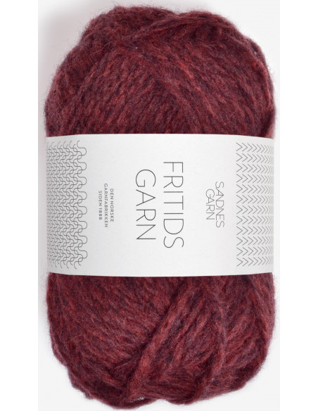 Fritidsgarn 4363 Mörk Rösmelerad