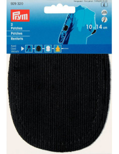 Ärmlapp Manchester Svart 2-pack