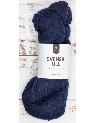 Svensk ull 100g 015 Bergslagen Dark Blue