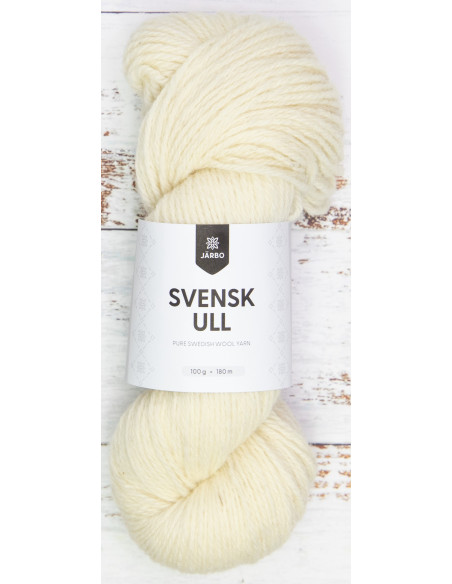 Svensk ull 100g 001 Artic Frost