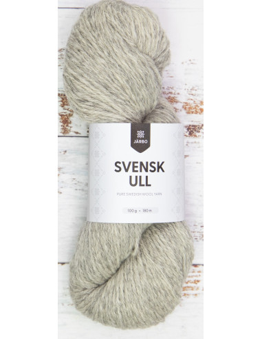 Svensk ull 100g 002 Gotland Grey