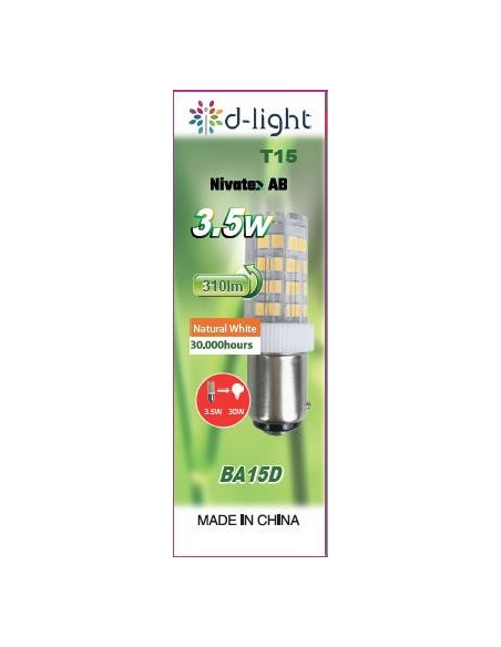 Symaskinslampa LED B15D 3,5w