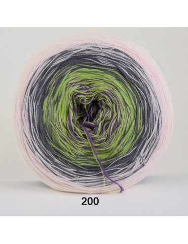 Rainbow Cotton 200 Lusrosa/Grå/Lila