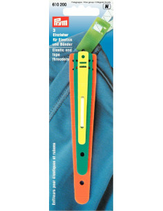 Resår och bandträdare 3 st (0,5, 1,0, 1,5 cm)