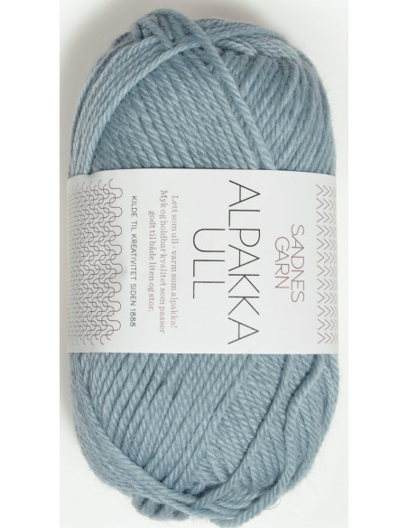 Alpakka Ull 6531 Isblå