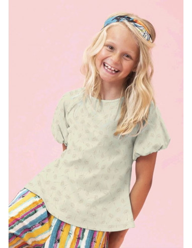 Tyg Natur m mönster