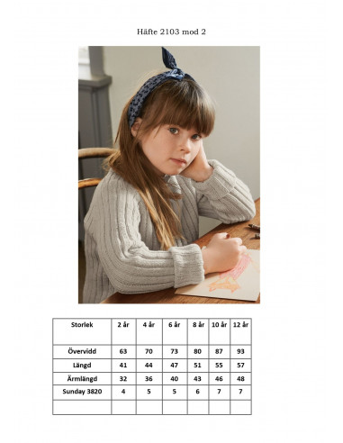 Mönsterhäfte 2103 Mjukt till barn Svensk text
