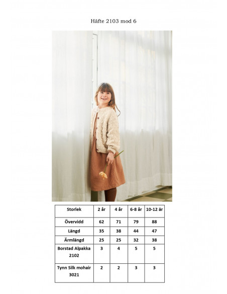 Mönsterhäfte 2103 Mjukt till barn Svensk text