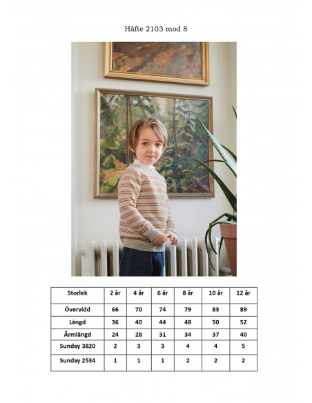 Mönsterhäfte 2103 Mjukt till barn Svensk text